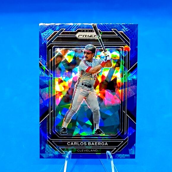 2023 Panini Prizm - Carlos Baerga #236 Blue Ice Prizm - Picture 2 of 8